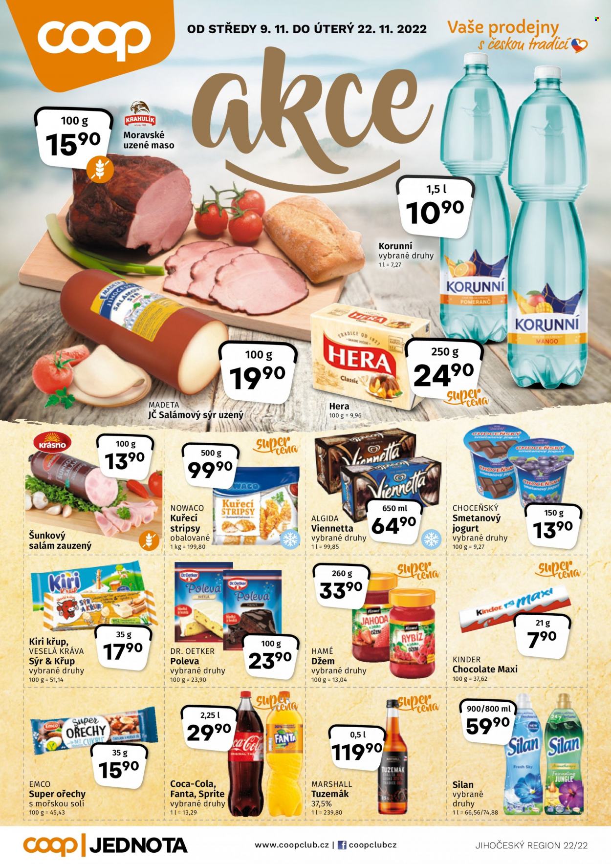 Leták coop JEDNOTA - 9.11.2022 - 22.11.2022. Strana 1