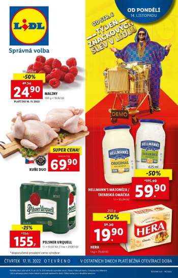 Leták Lidl - 14.11.2022 - 20.11.2022.