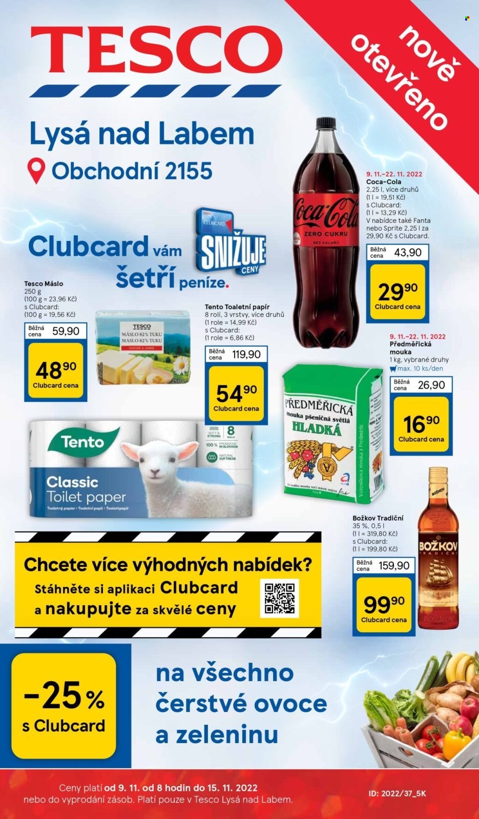 Leták TESCO hypermarket - 9.11.2022 - 15.11.2022. Strana 1