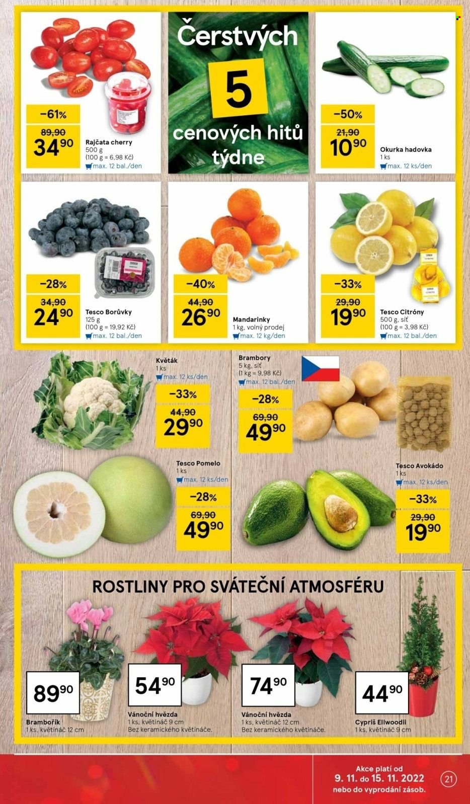 Leták TESCO hypermarket - 9.11.2022 - 15.11.2022. Strana 21