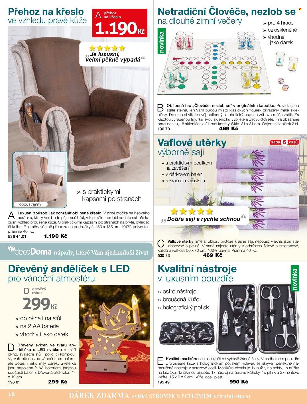 Leták decoDoma. Strana 16