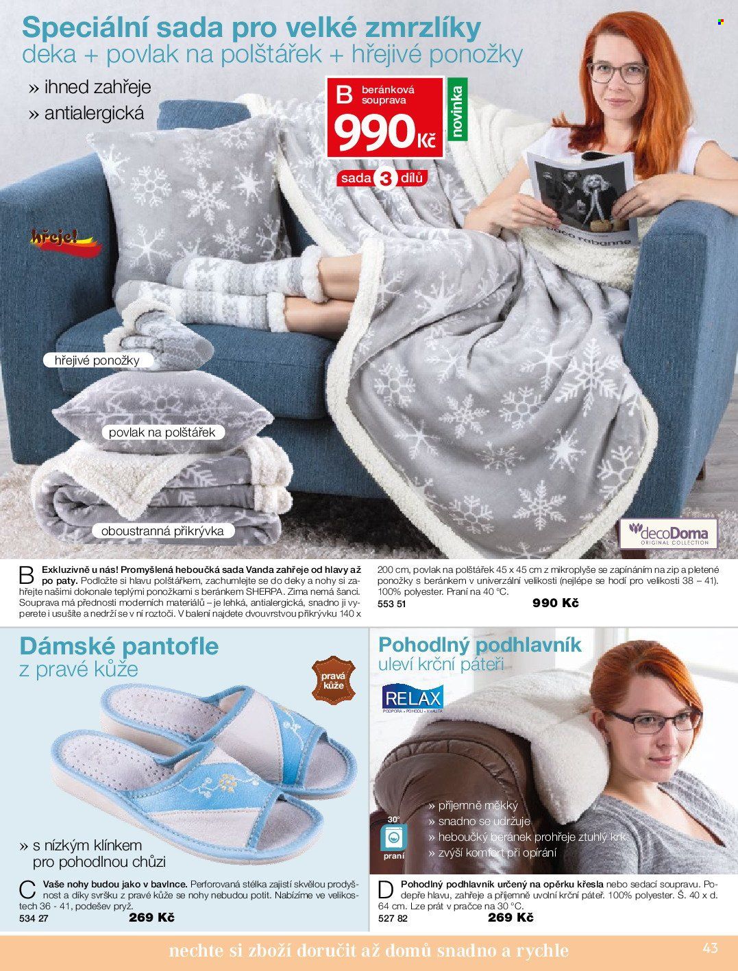 Leták decoDoma. Strana 43