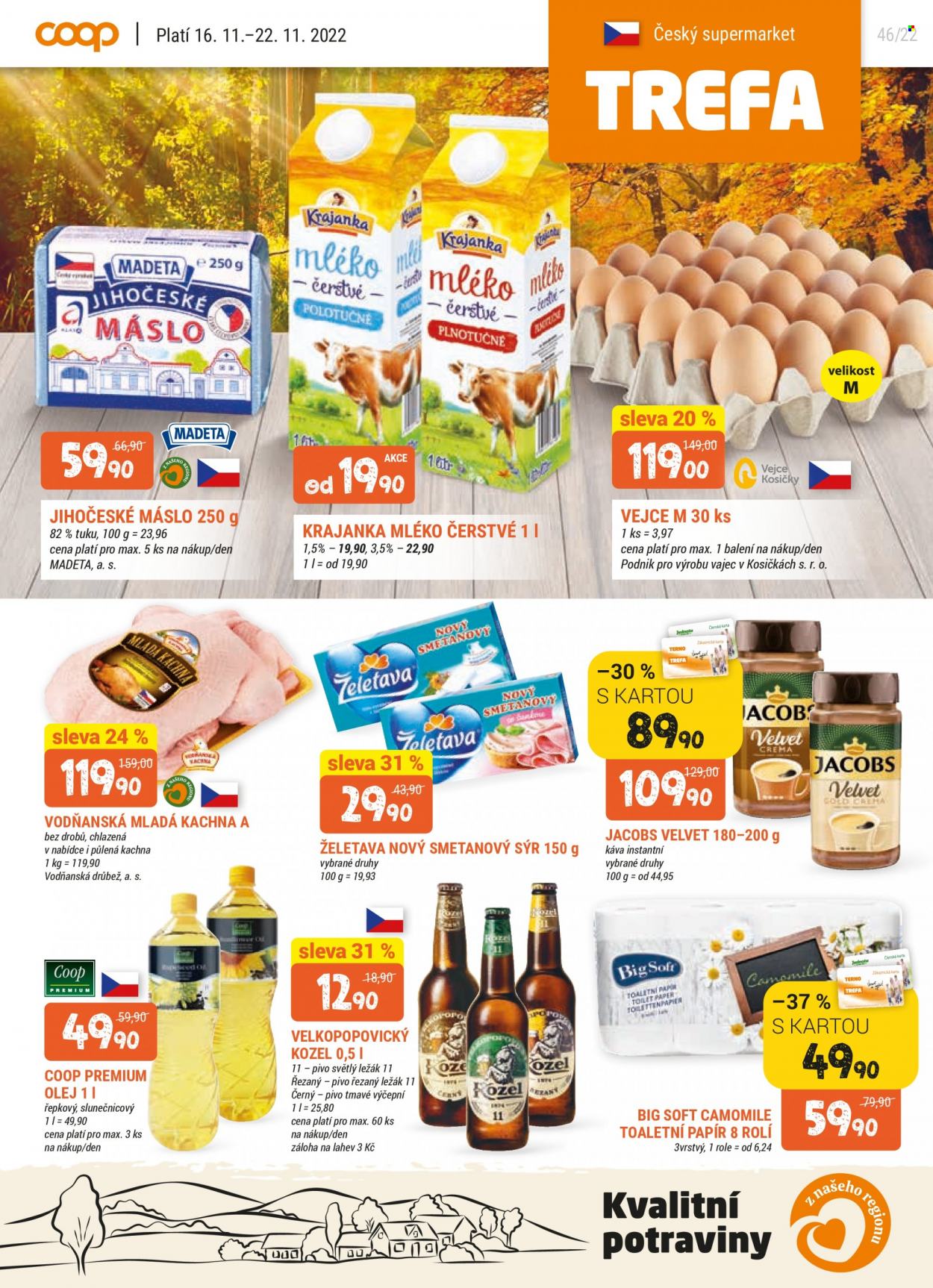 Leták TREFA coop - 16.11.2022 - 22.11.2022. Strana 1