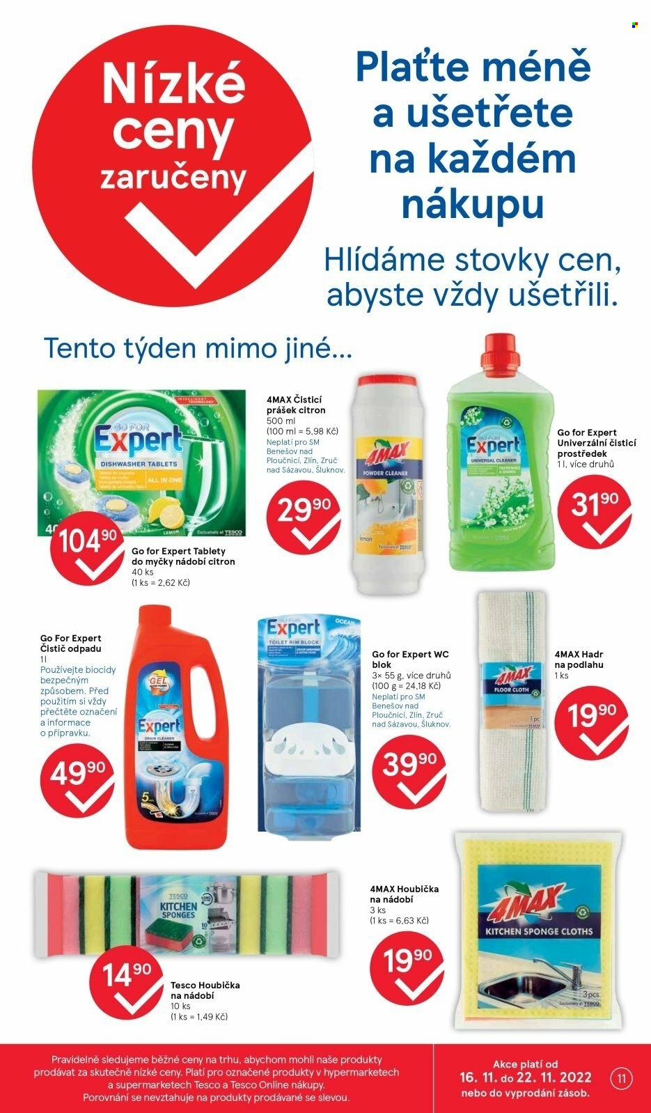 Leták TESCO supermarket - 16.11.2022 - 22.11.2022. Strana 11