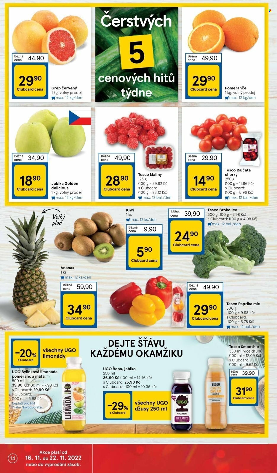Leták TESCO - 16.11.2022 - 22.11.2022. Strana 14