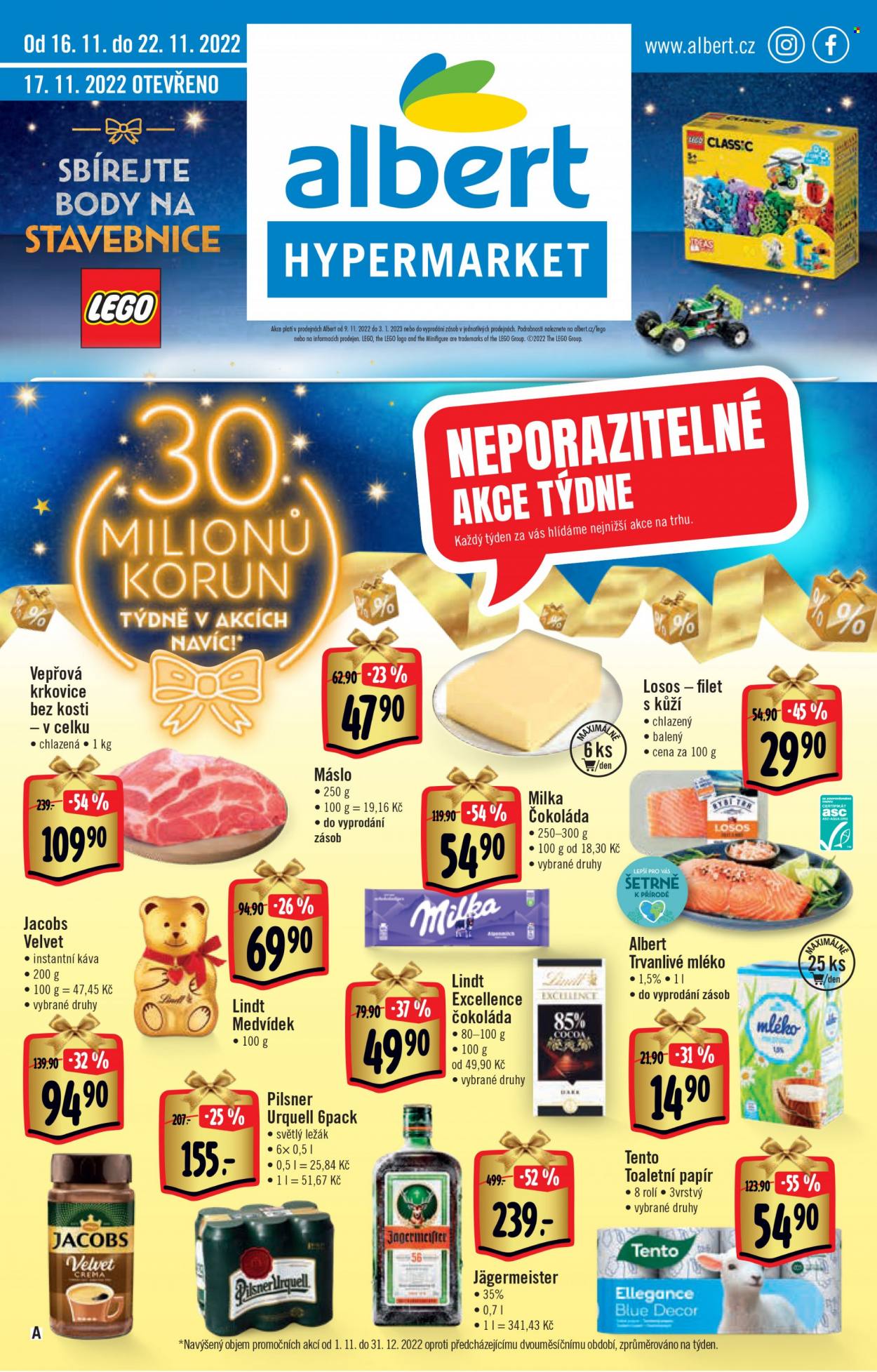 Leták Albert Hypermarket - 16.11.2022 - 22.11.2022. Strana 1
