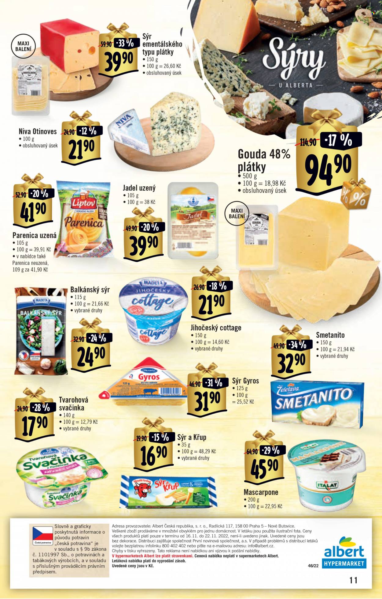 Leták Albert Hypermarket - 16.11.2022 - 22.11.2022. Strana 11