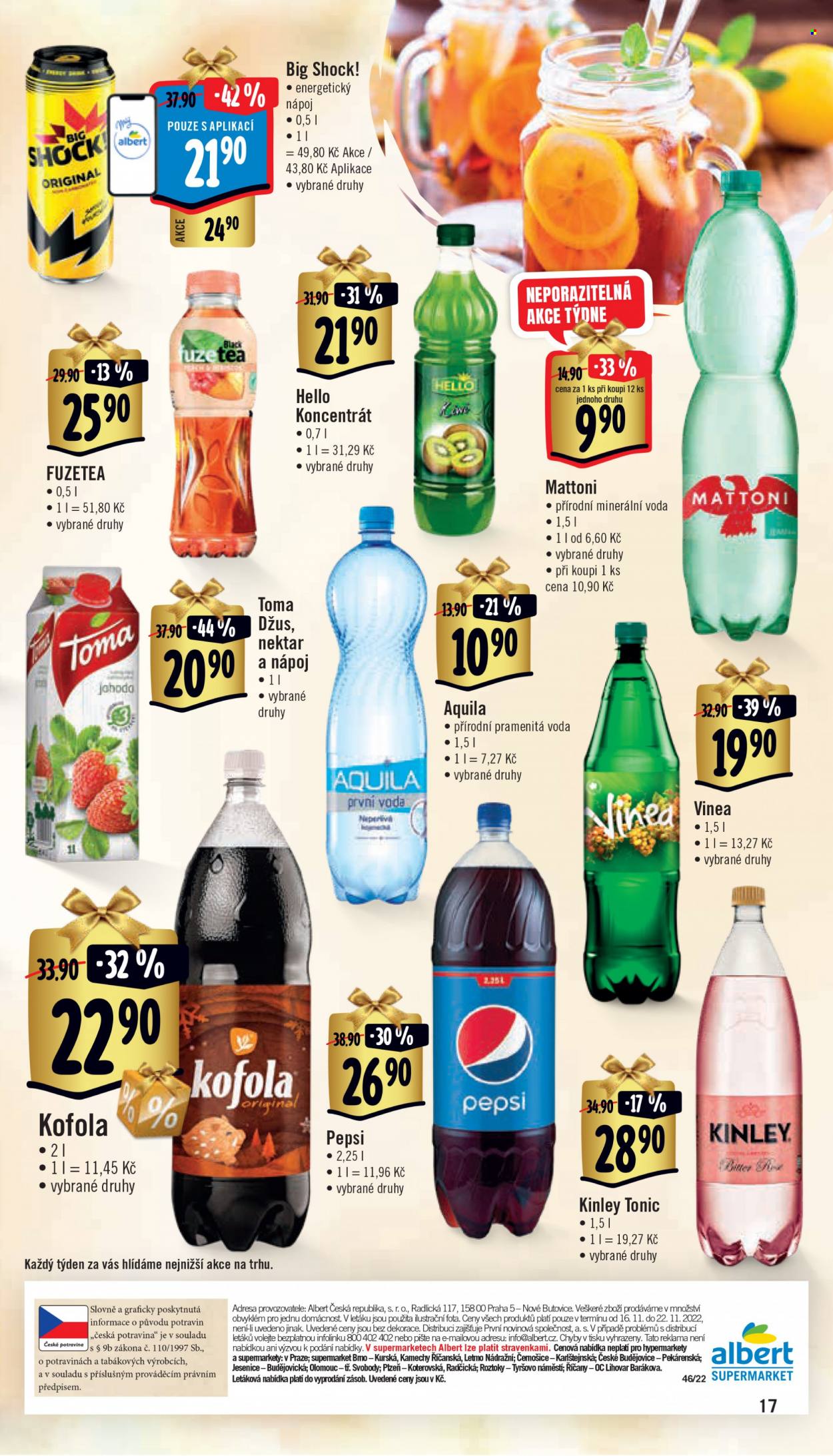 Leták Albert Supermarket - 16.11.2022 - 22.11.2022. Strana 17