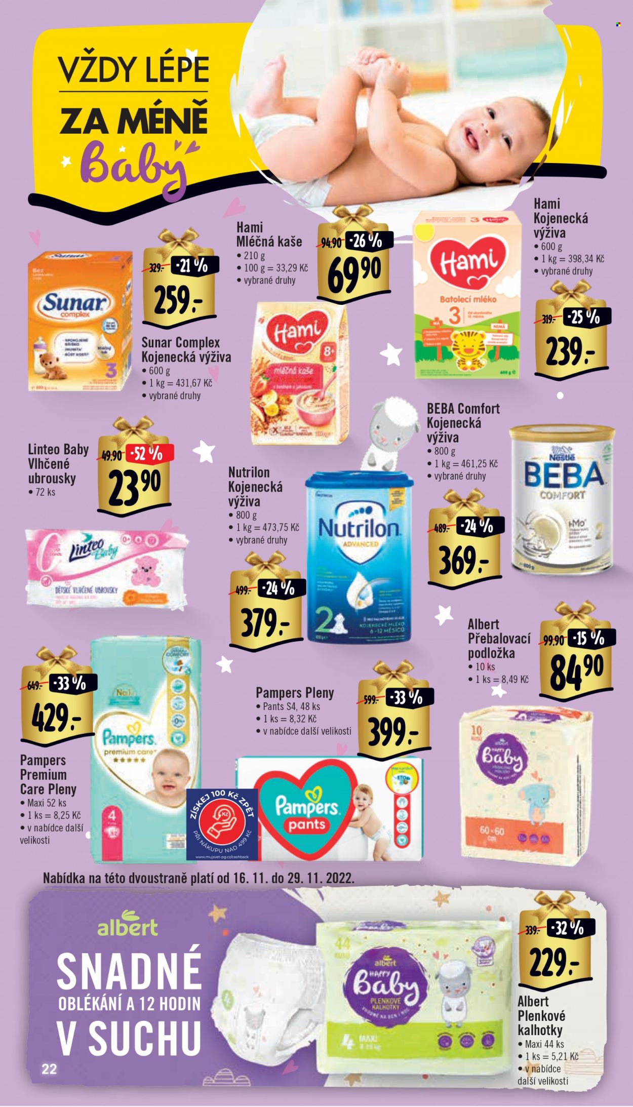 Leták Albert Supermarket - 16.11.2022 - 22.11.2022. Strana 22