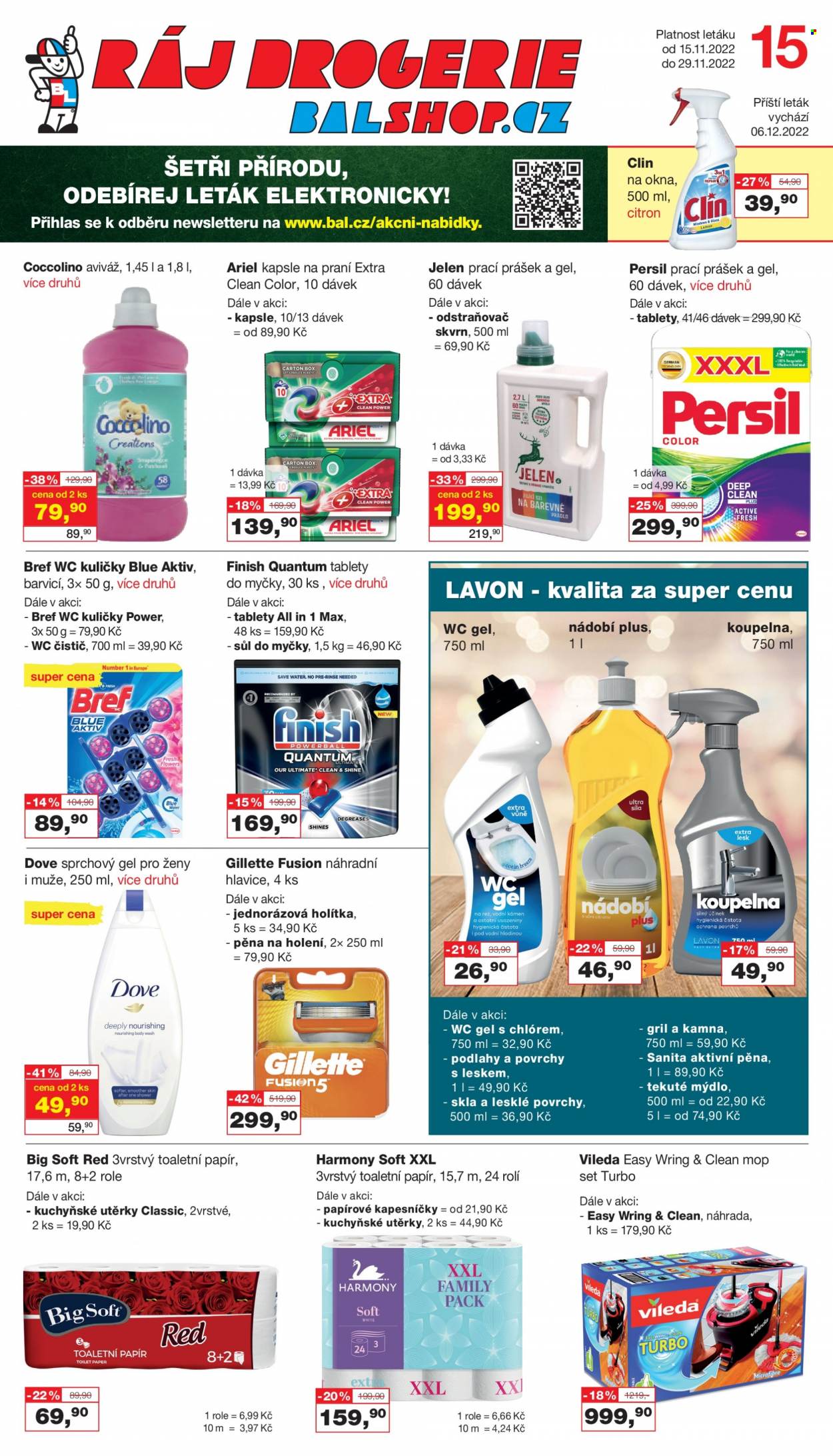 Leták Ráj drogerie - 15.11.2022 - 29.11.2022. Strana 1