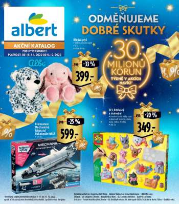 Leták Albert Hypermarket - 16.11.2022 - 6.12.2022.