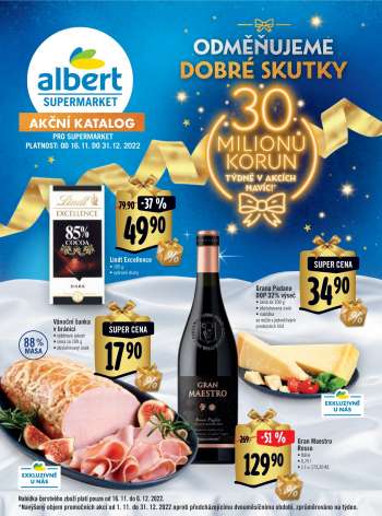 Leták Albert Supermarket - 16.11.2022 - 31.12.2022.
