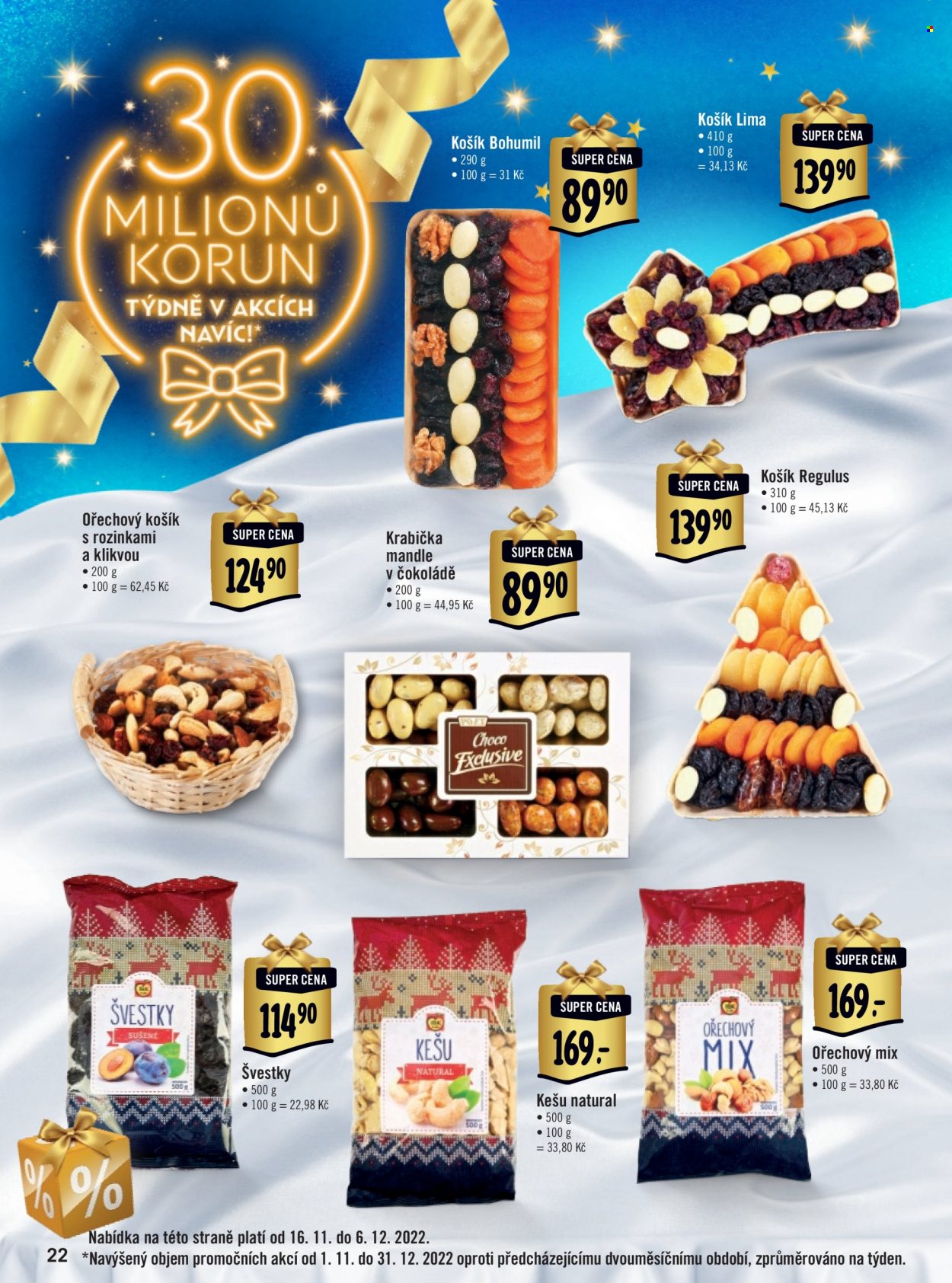 Leták Albert Supermarket - 16.11.2022 - 31.12.2022. Strana 22