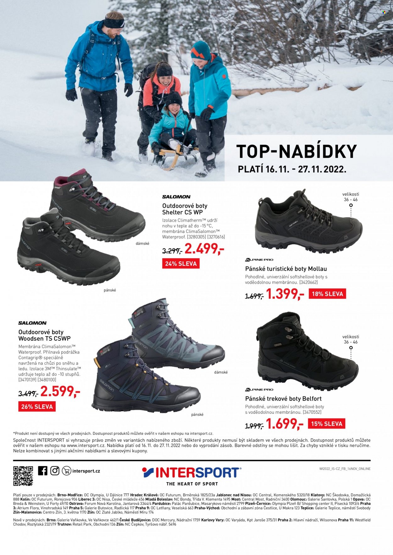 Leták INTERSPORT - 16.11.2022 - 27.11.2022. Strana 10