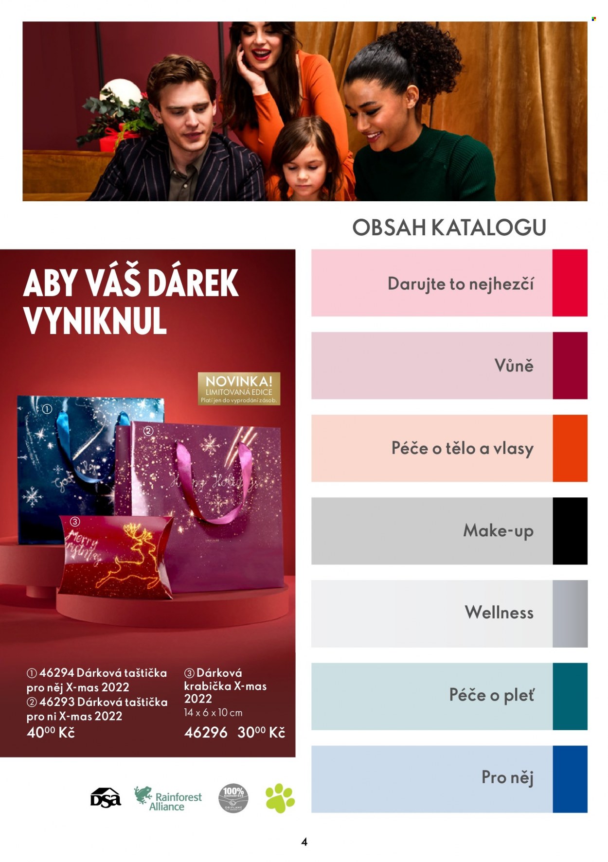 Leták ORIFLAME - 16.11.2022 - 6.12.2022. Strana 4