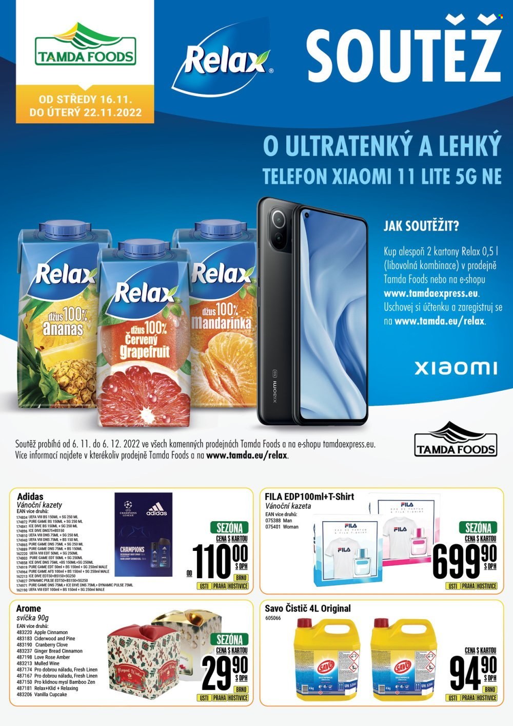 Leták Tamda Foods - 16.11.2022 - 22.11.2022. Strana 1