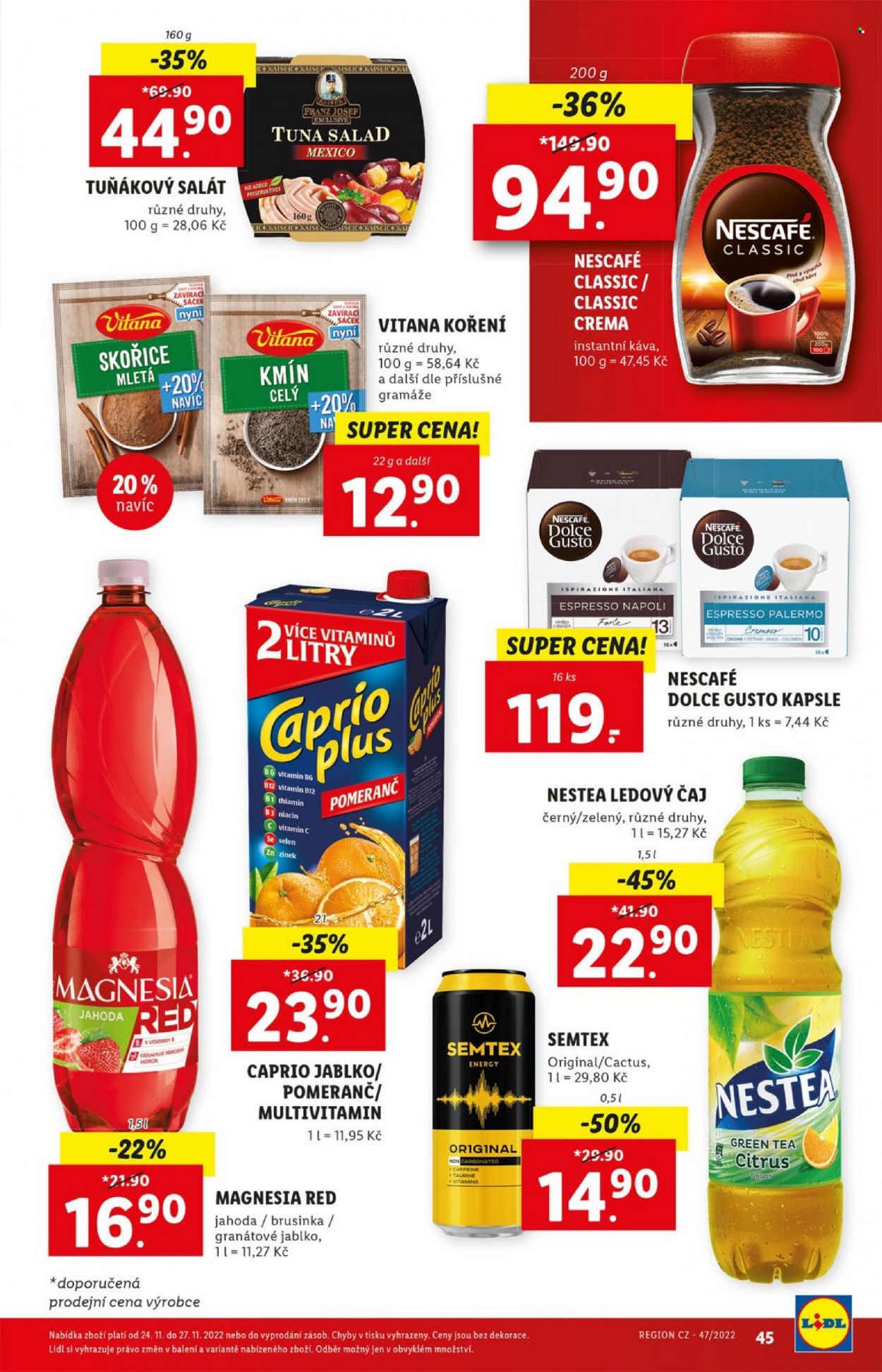 Leták Lidl - 21.11.2022 - 27.11.2022. Strana 45