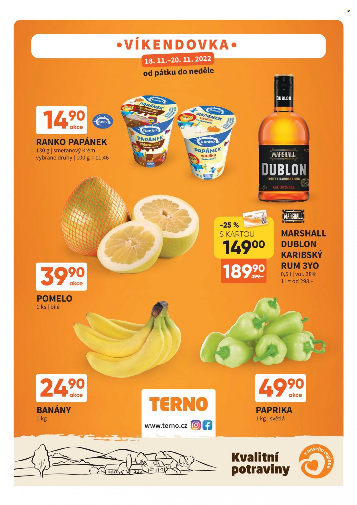 Leták coop TERNO - 18.11.2022 - 20.11.2022. Strana 1