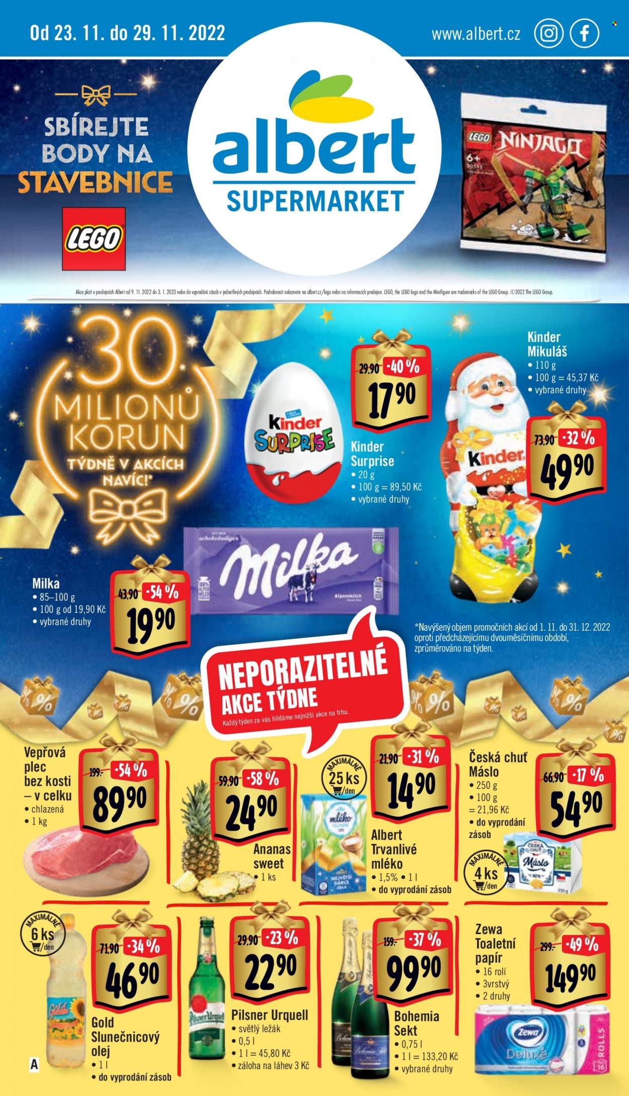 Leták Albert Supermarket - 23.11.2022 - 29.11.2022. Strana 1