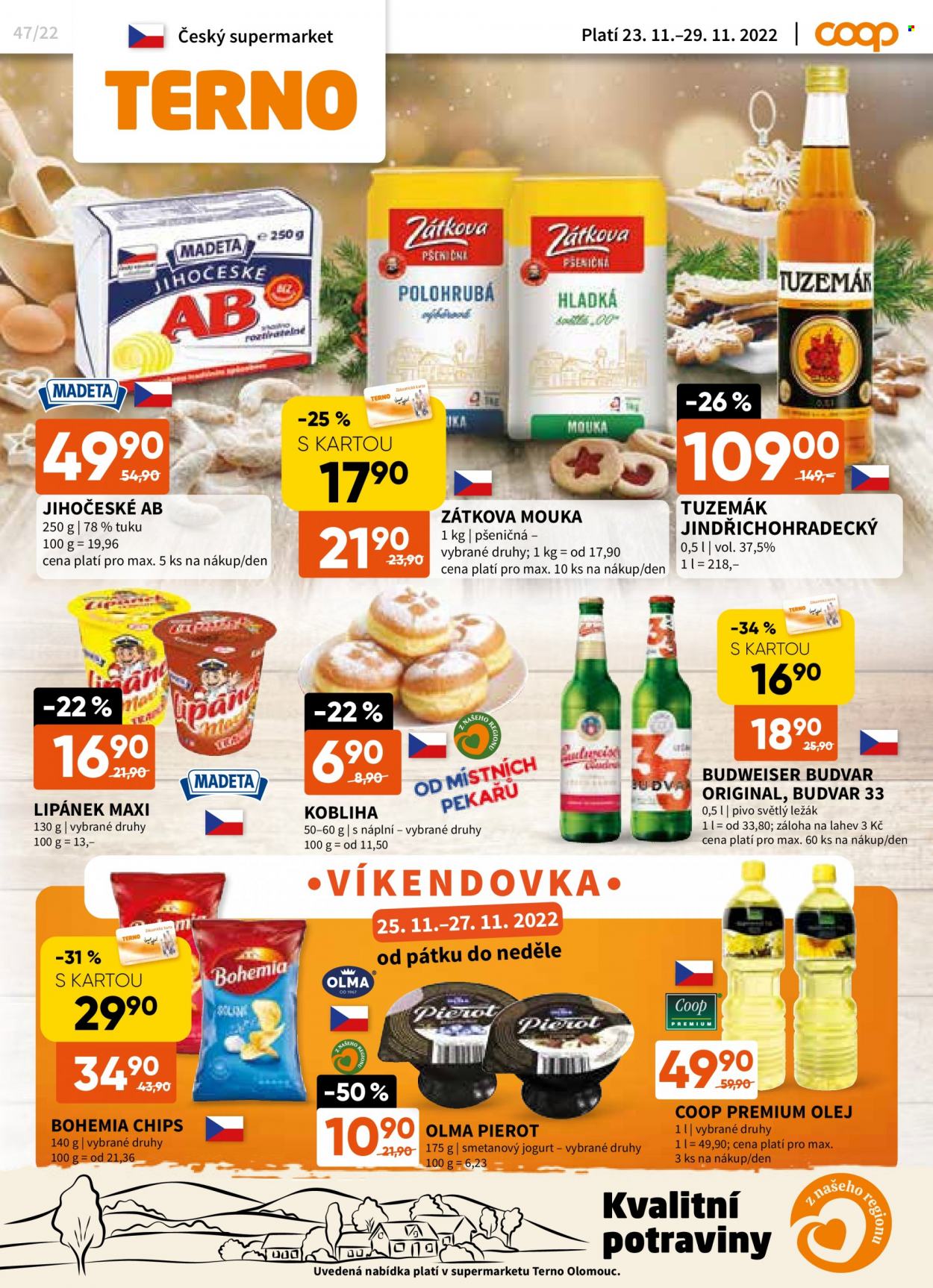 Leták coop TERNO - 23.11.2022 - 29.11.2022. Strana 1