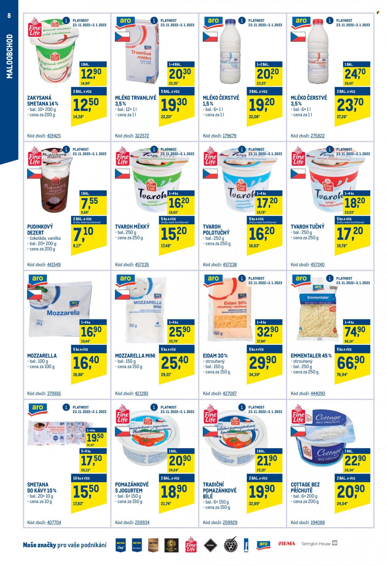 Leták MAKRO - 23.11.2022 - 31.1.2023. Strana 8