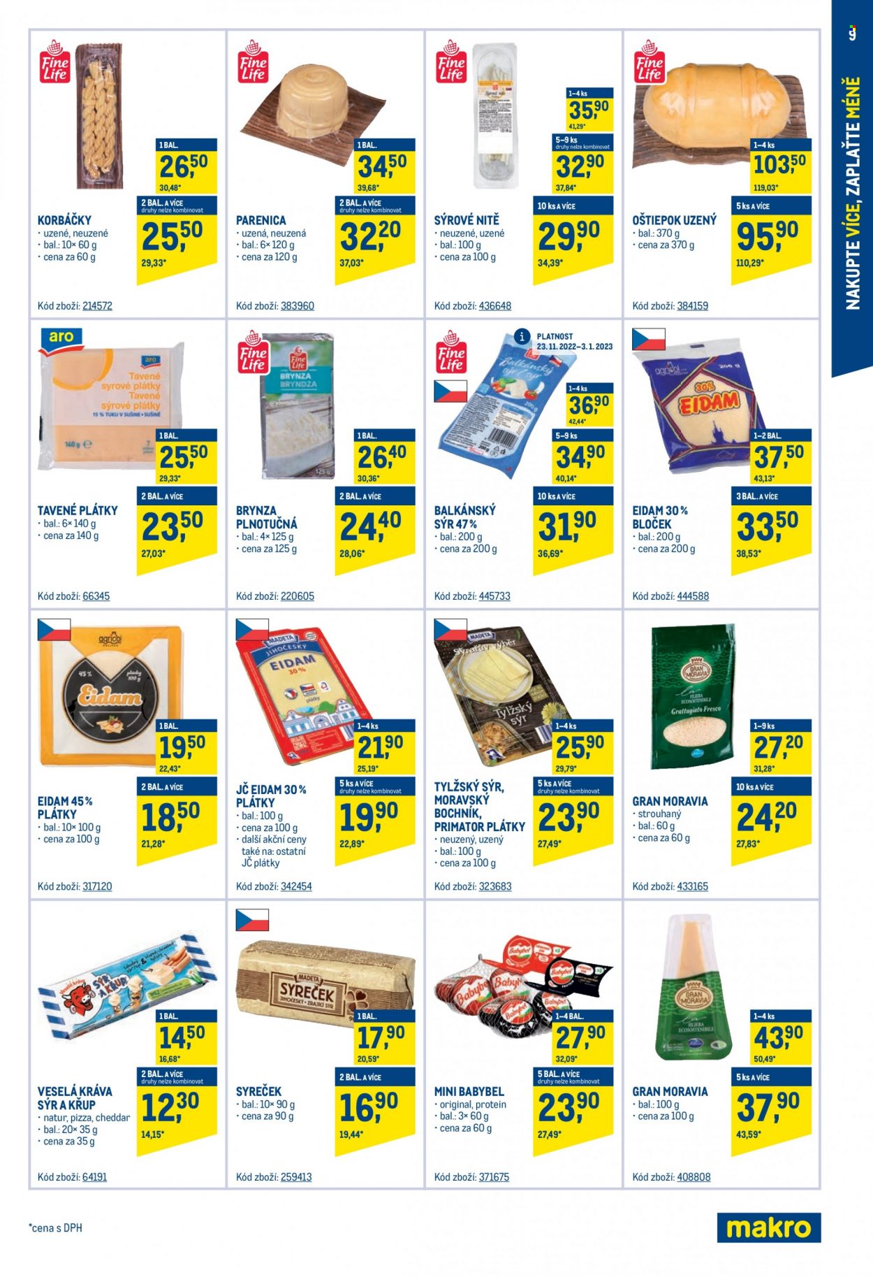 Leták MAKRO - 23.11.2022 - 31.1.2023. Strana 9