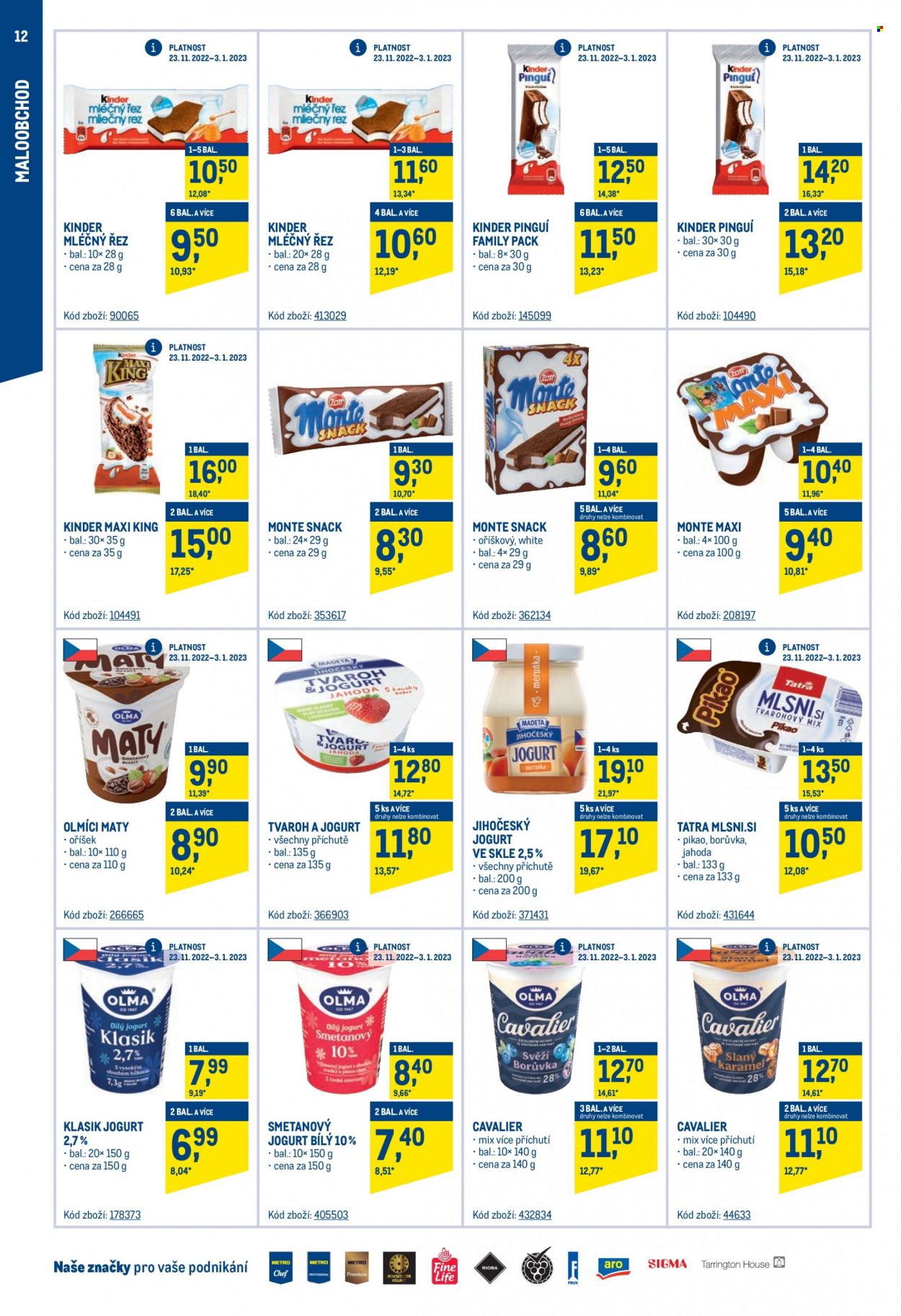 Leták MAKRO - 23.11.2022 - 31.1.2023. Strana 12