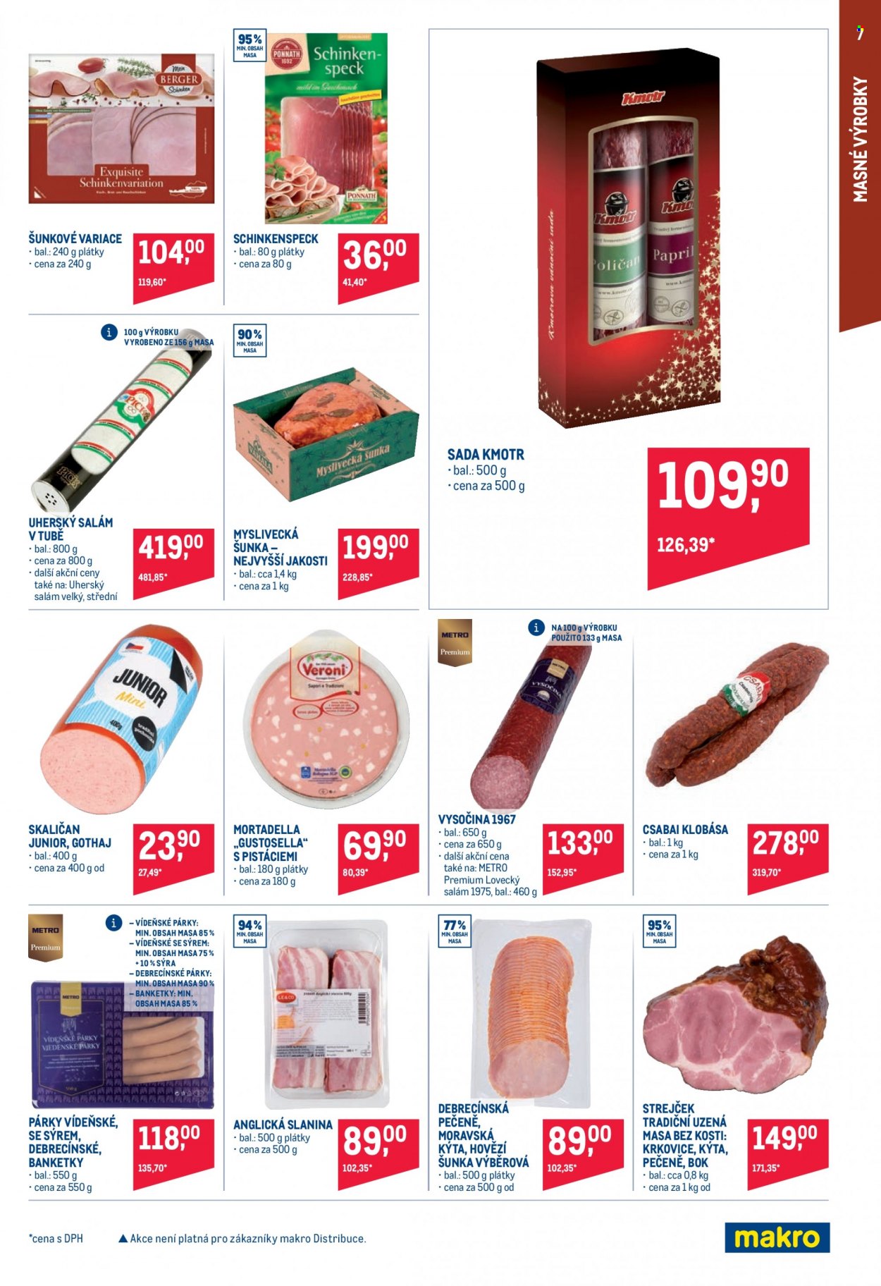 Leták MAKRO - 23.11.2022 - 13.12.2022. Strana 7