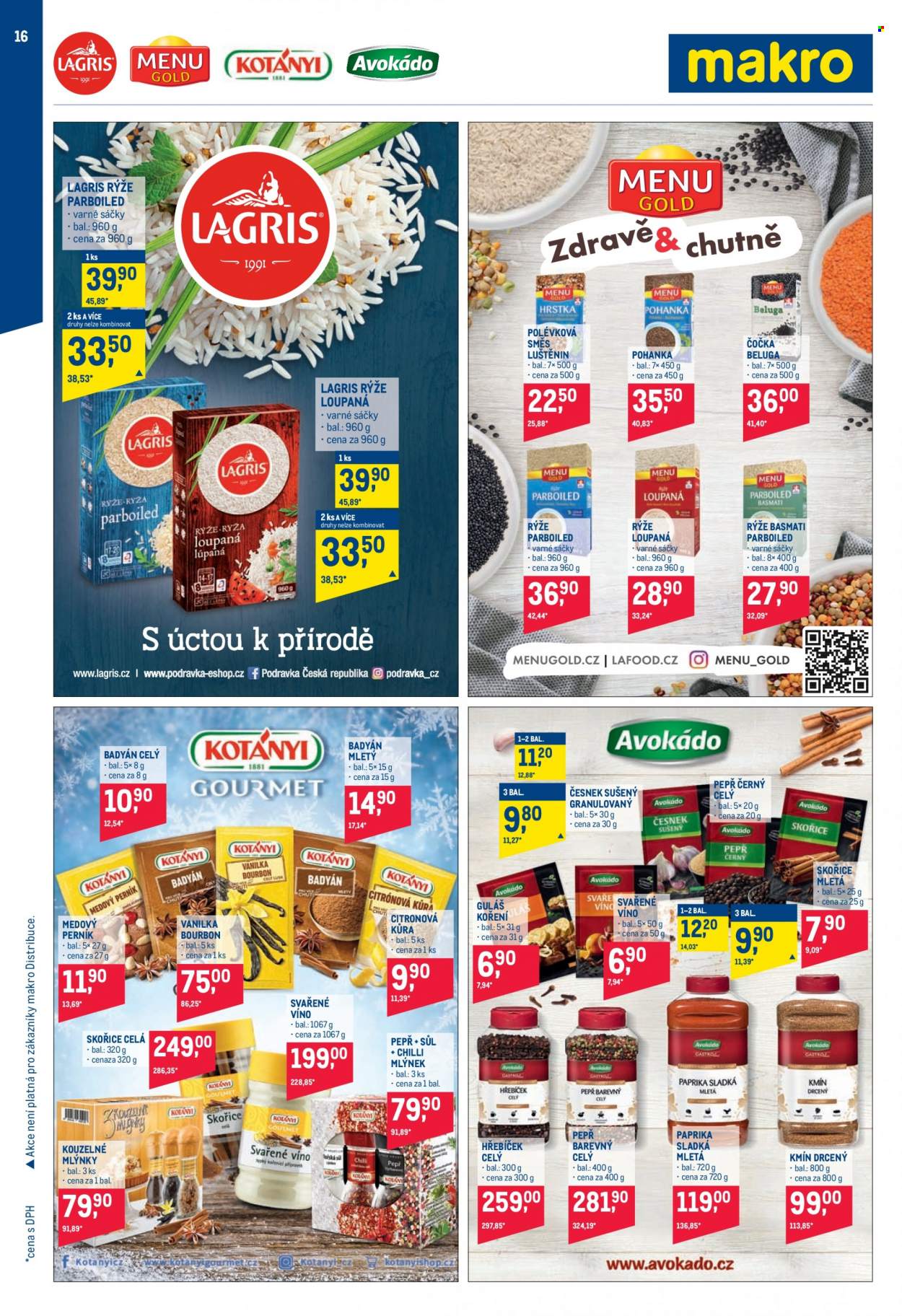 Leták MAKRO - 23.11.2022 - 3.1.2023. Strana 16
