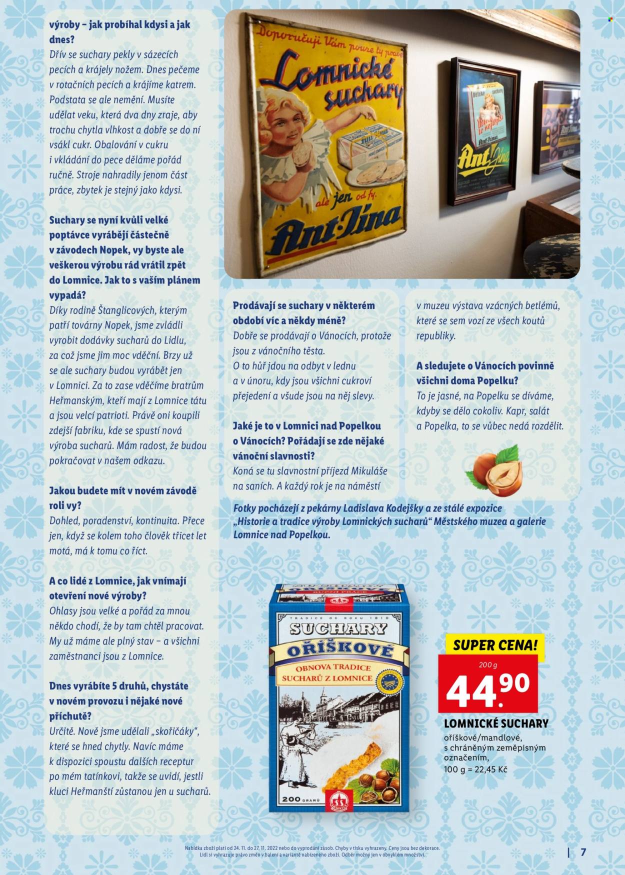 Leták Lidl - 24.11.2022 - 27.11.2022. Strana 7
