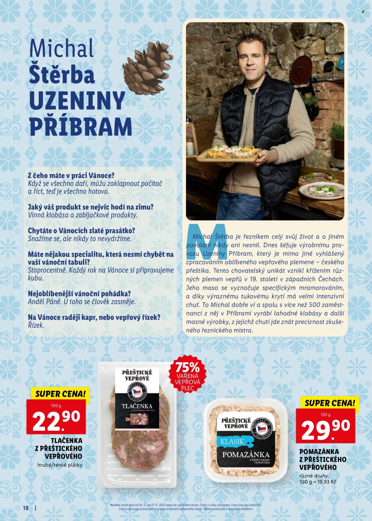 Leták Lidl - 24.11.2022 - 27.11.2022. Strana 18