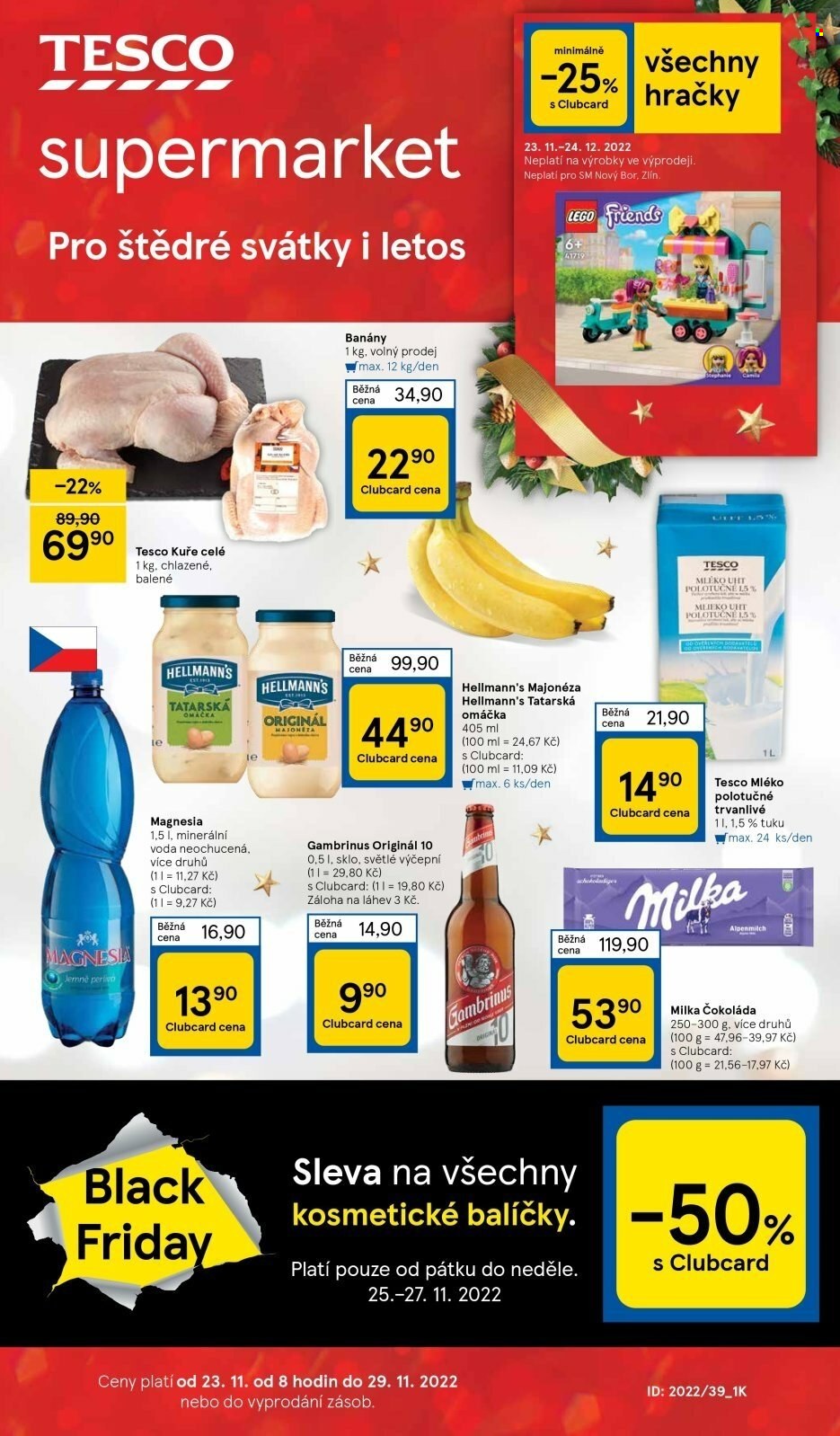Leták TESCO supermarket - 23.11.2022 - 29.11.2022. Strana 1