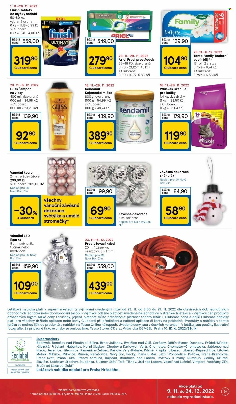 Leták TESCO supermarket - 23.11.2022 - 29.11.2022. Strana 9