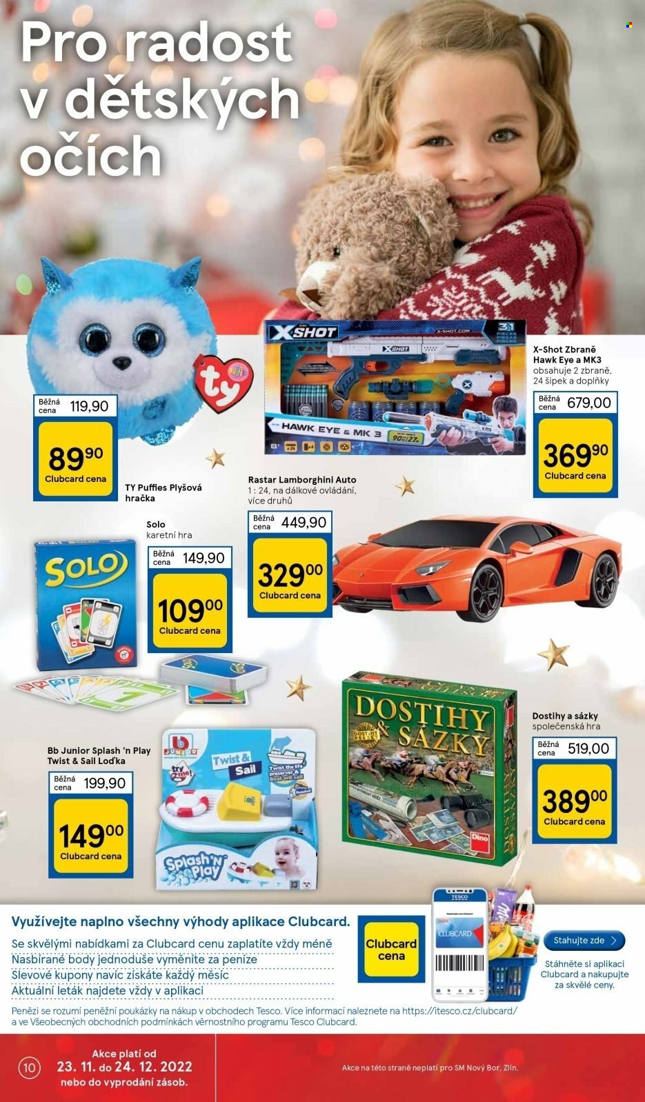 Leták TESCO supermarket - 23.11.2022 - 29.11.2022. Strana 10