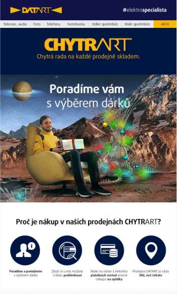Leták DATART - 21.11.2022 - 26.11.2022.