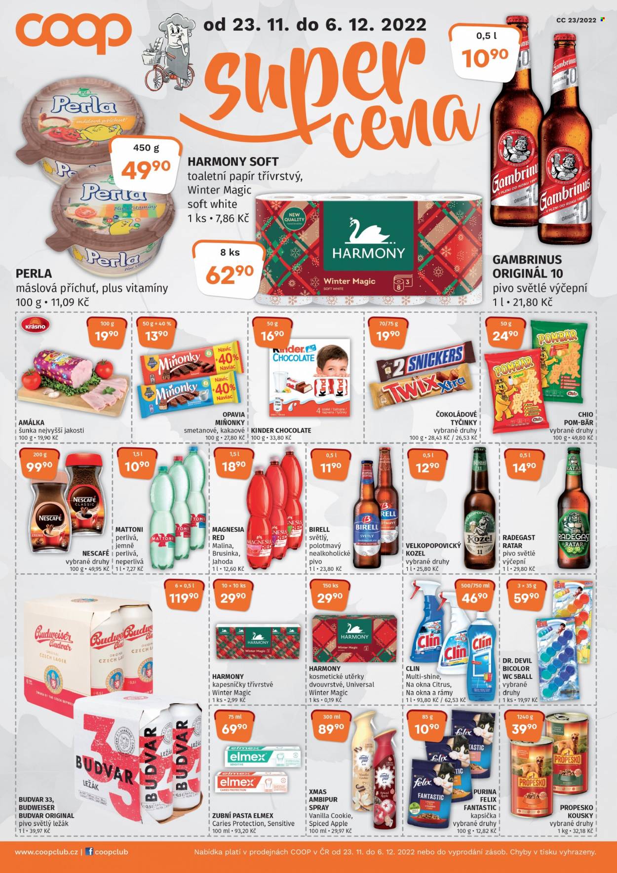 Leták coop TUTY - 23.11.2022 - 6.12.2022. Strana 1