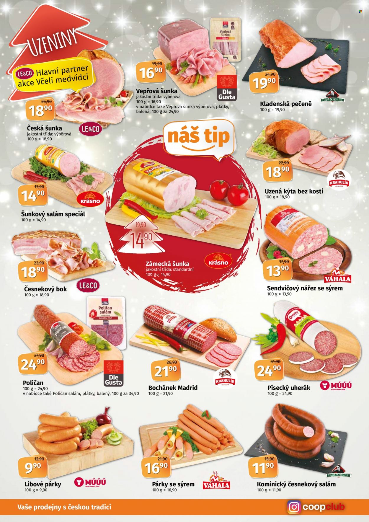 Leták coop TUTY - 23.11.2022 - 6.12.2022. Strana 2