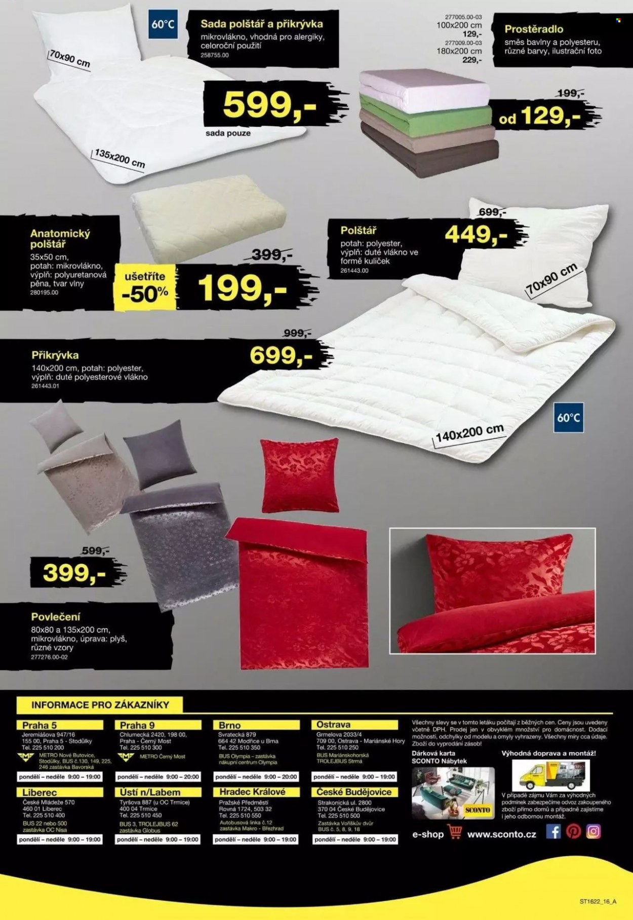 Leták SCONTO NÁBYTEK - 14.11.2022 - 30.11.2022. Strana 16