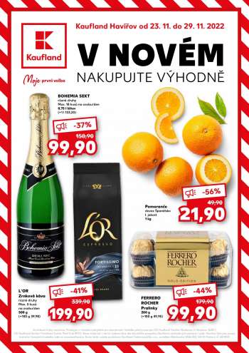 Leták Kaufland - 23.11.2022 - 29.11.2022.