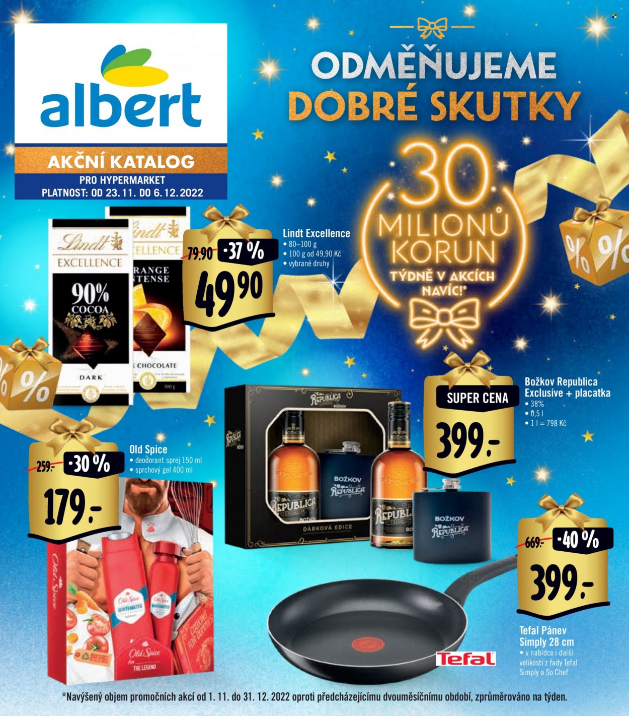 Leták Albert Hypermarket - 23.11.2022 - 6.12.2022. Strana 1