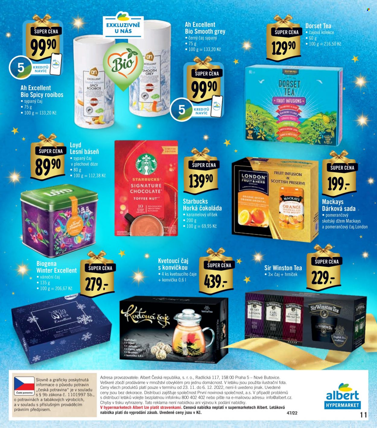 Leták Albert Hypermarket - 23.11.2022 - 6.12.2022. Strana 11