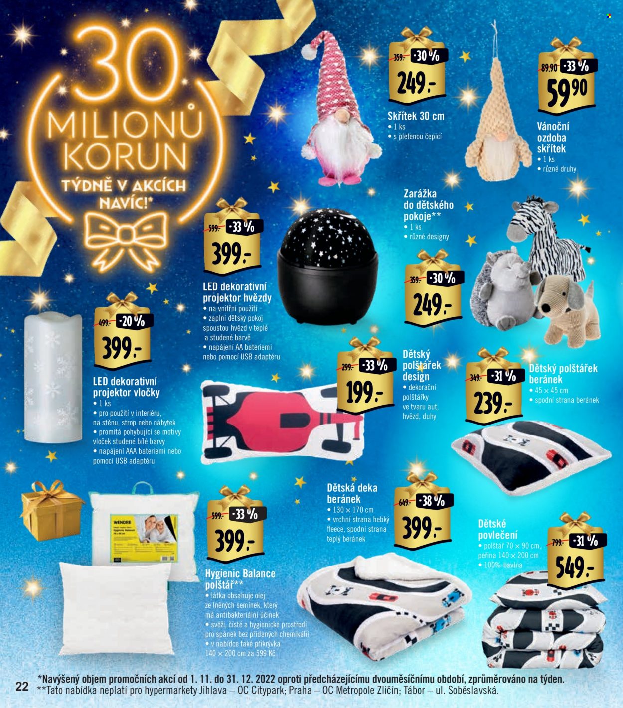 Leták Albert Hypermarket - 23.11.2022 - 6.12.2022. Strana 22