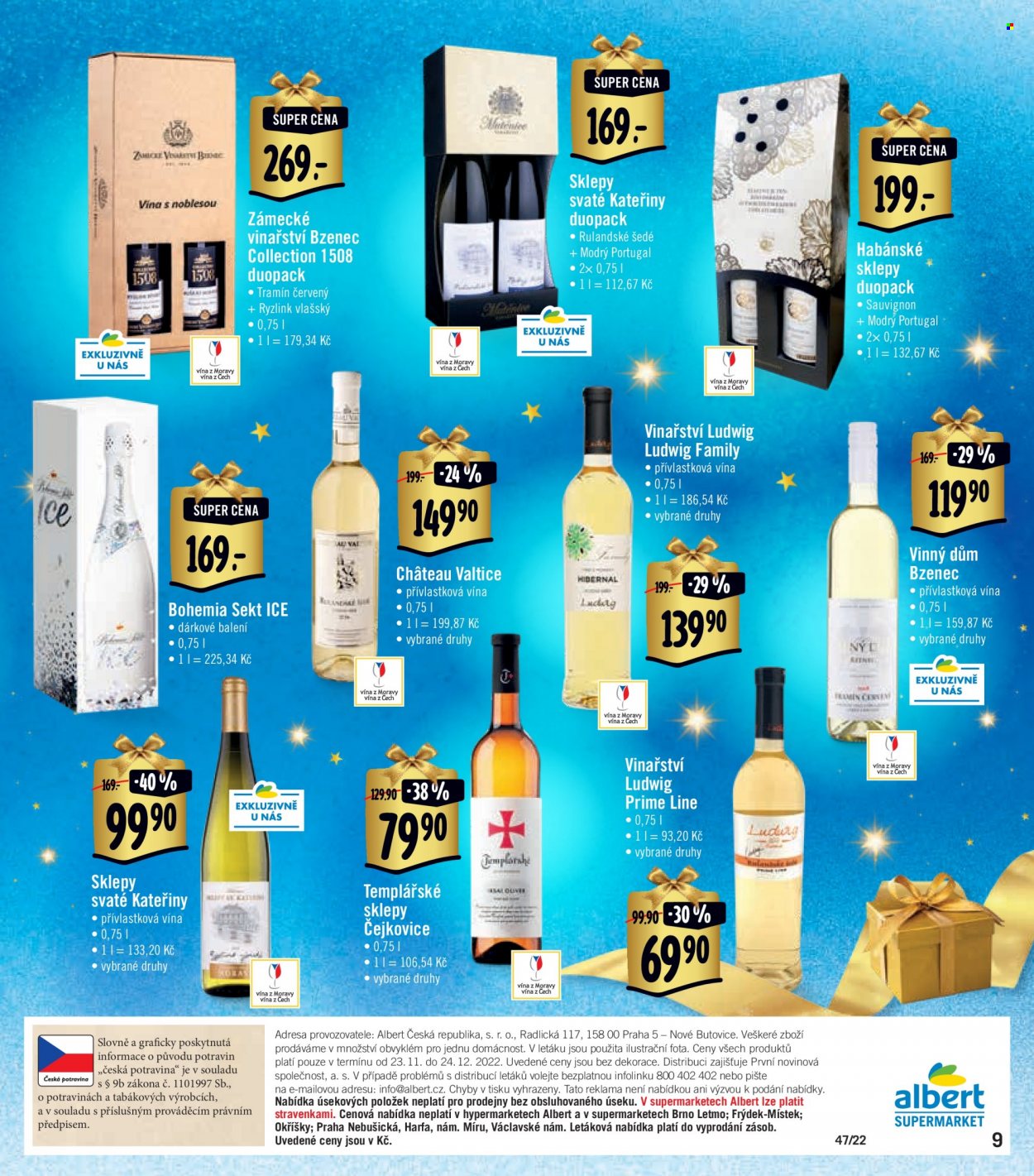 Leták Albert Supermarket - 23.11.2022 - 24.12.2022. Strana 9