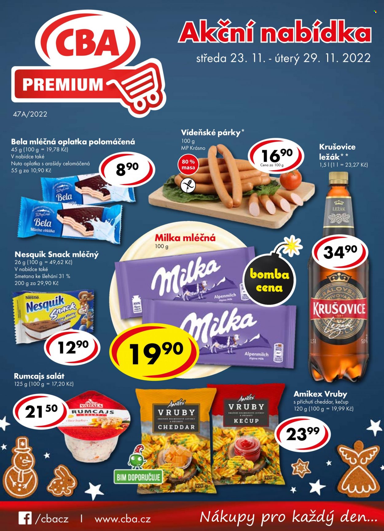 Leták CBA Premium - 23.11.2022 - 29.11.2022. Strana 1