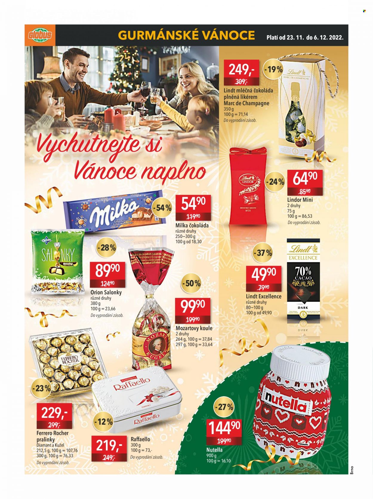 Leták Globus - 23.11.2022 - 6.12.2022. Strana 1