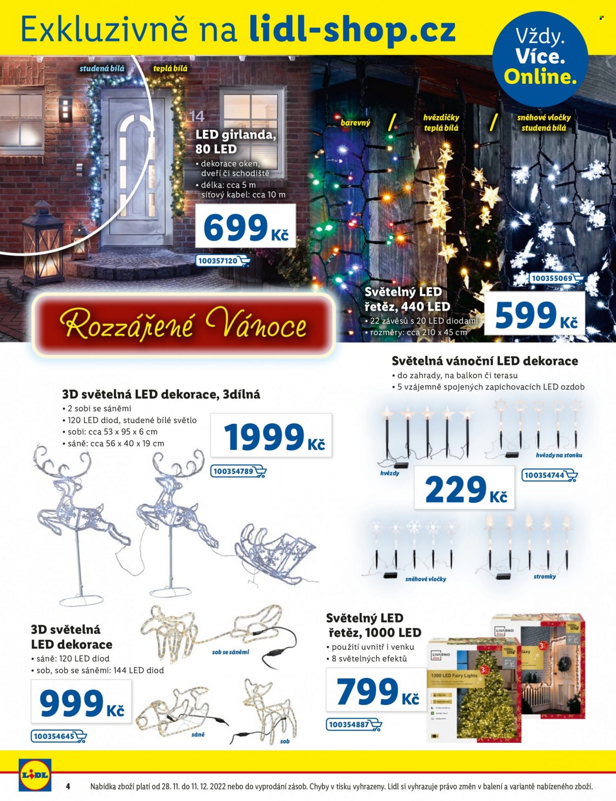 Leták Lidl - 28.11.2022 - 11.12.2022. Strana 4