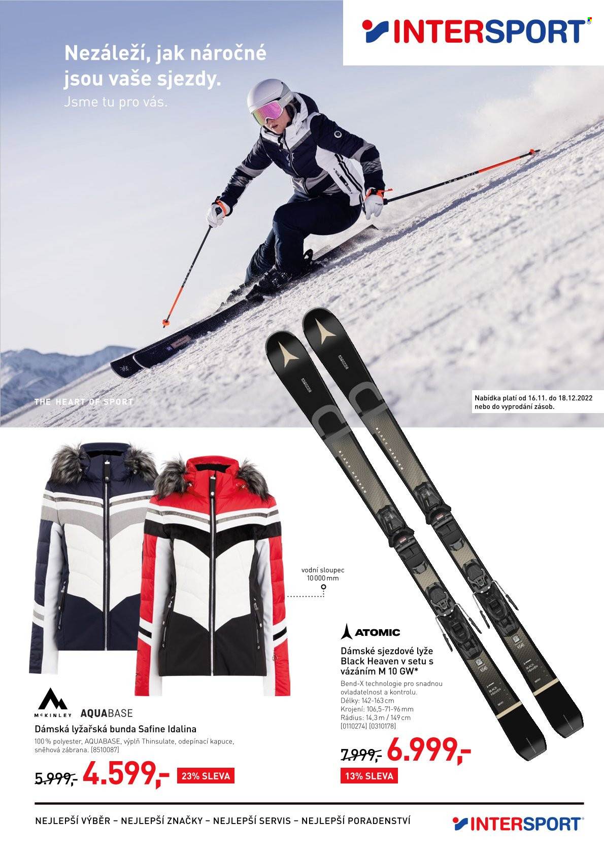 Leták INTERSPORT - 16.11.2022 - 27.11.2022. Strana 1