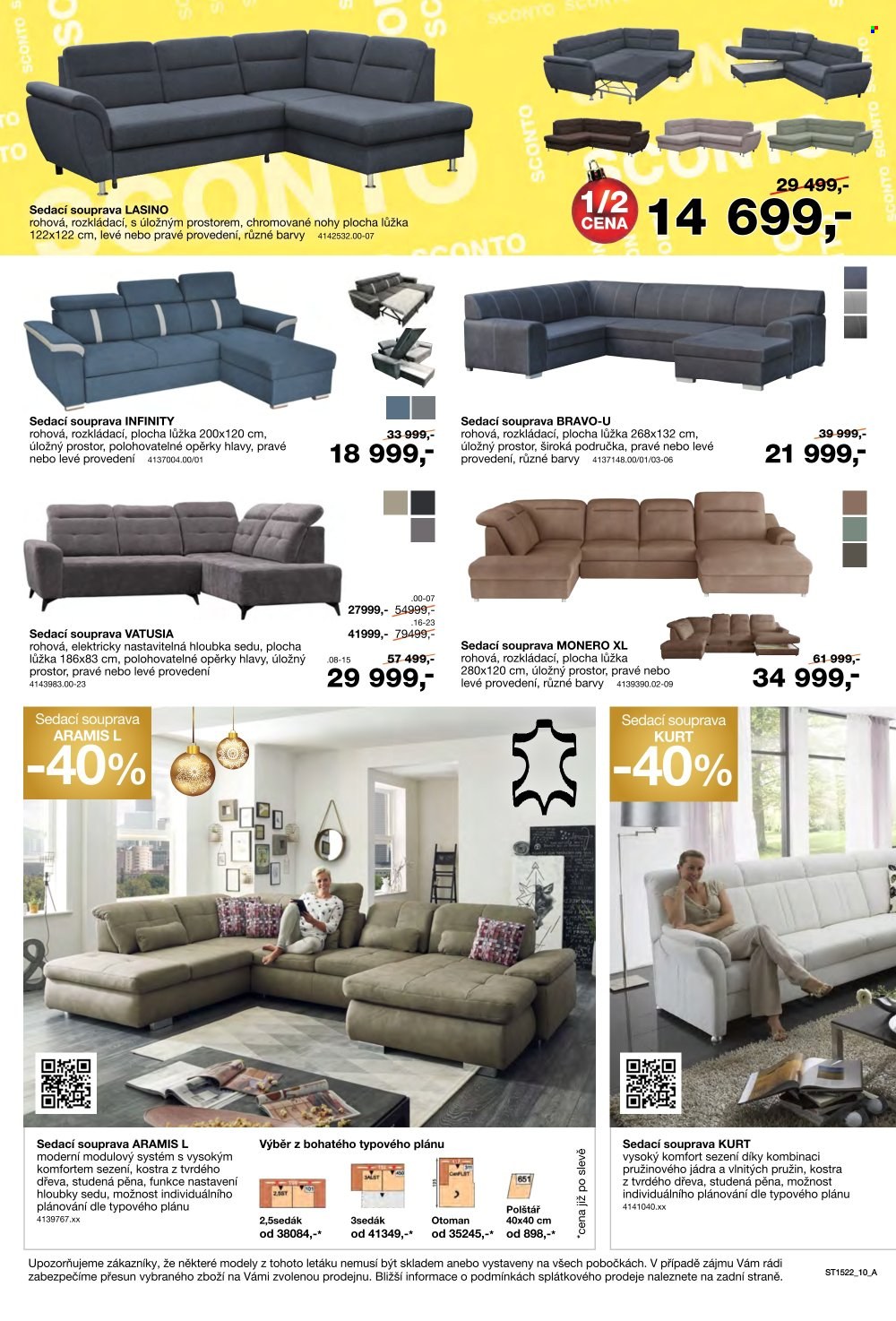 Leták SCONTO NÁBYTEK - 25.11.2022 - 27.12.2022. Strana 10