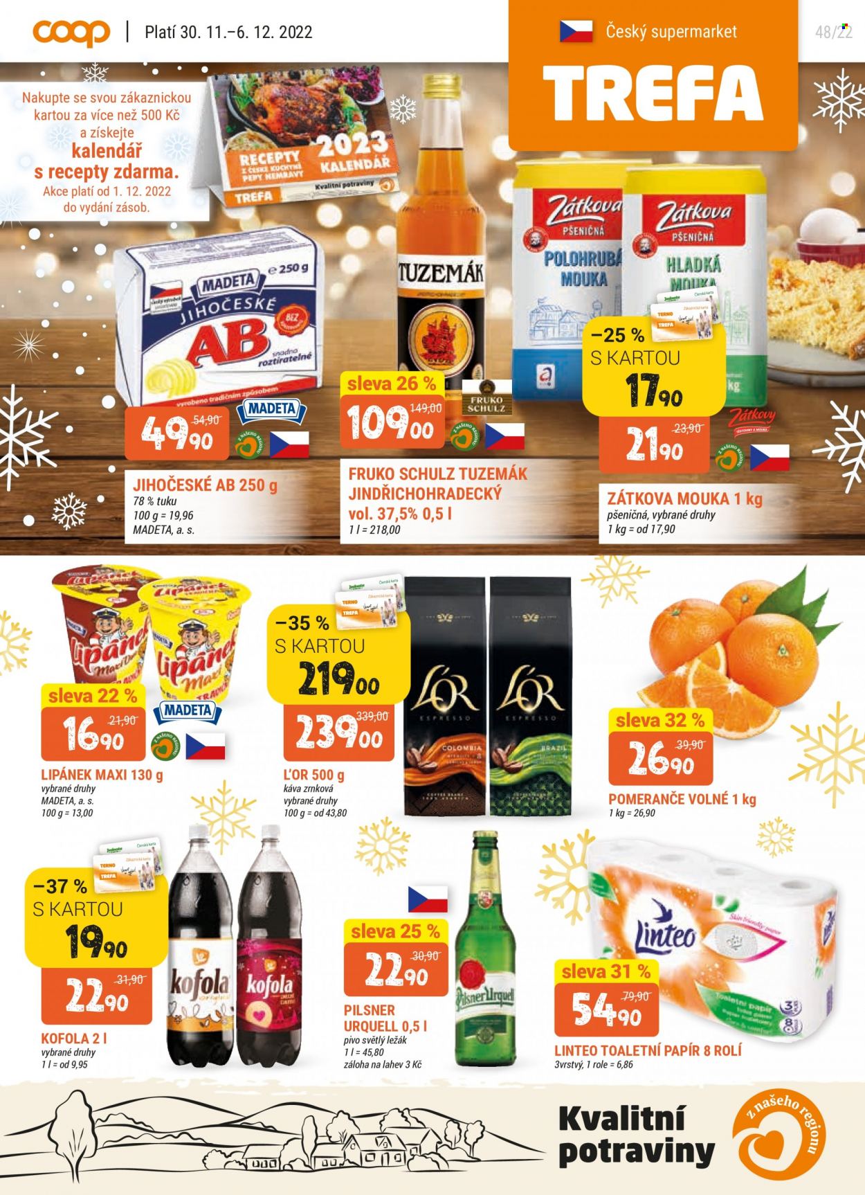 Leták TREFA coop - 30.11.2022 - 6.12.2022. Strana 1