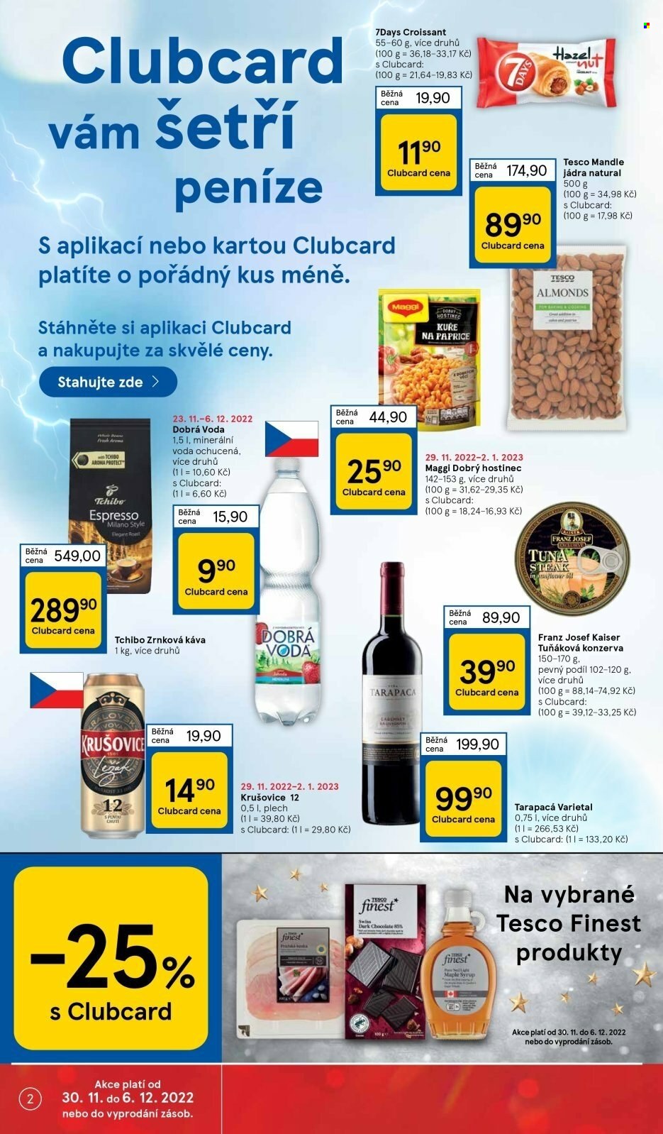 Leták TESCO - 30.11.2022 - 6.12.2022. Strana 2